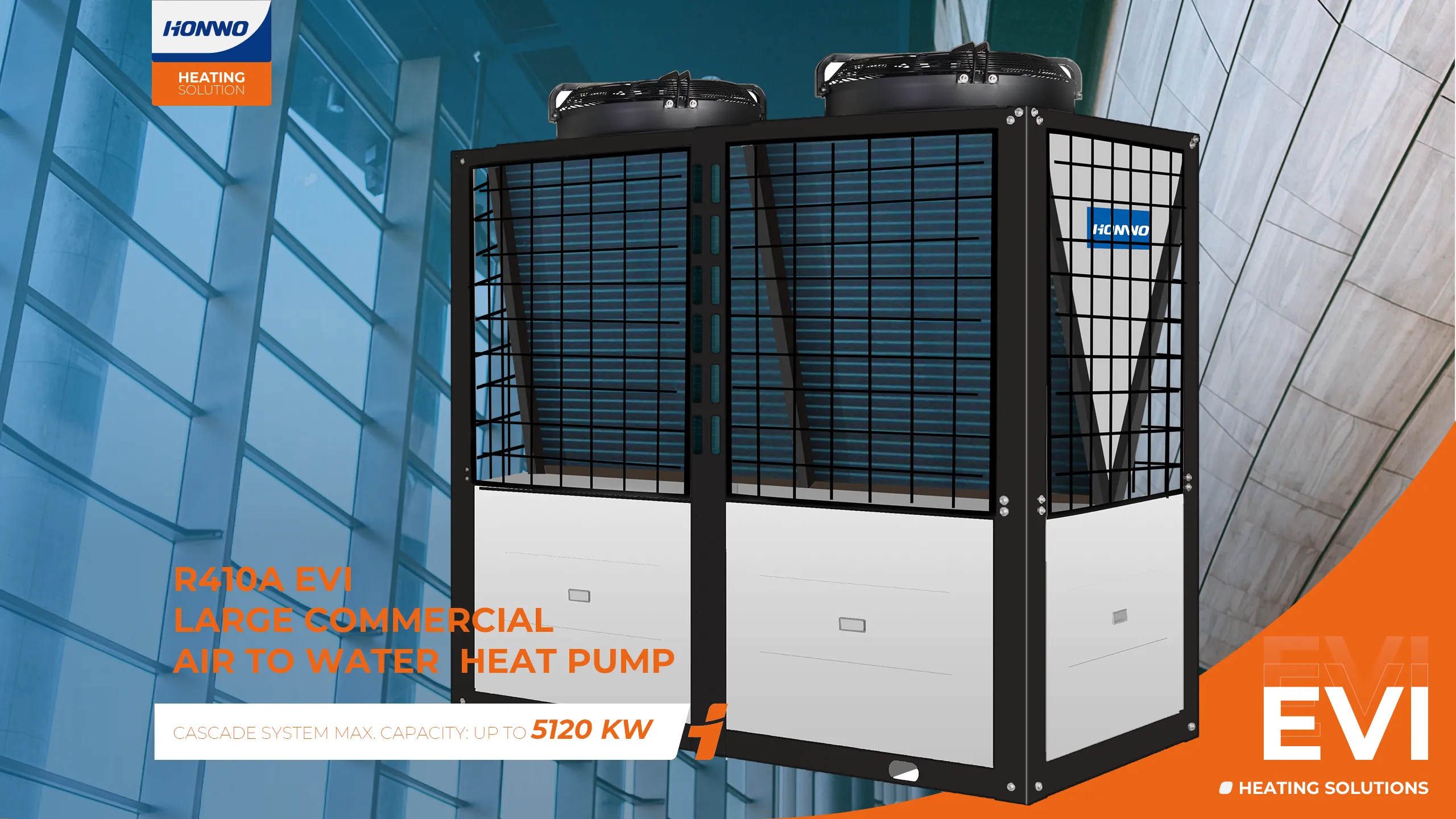 HONWO-R410a Commercial Heat Pump Features