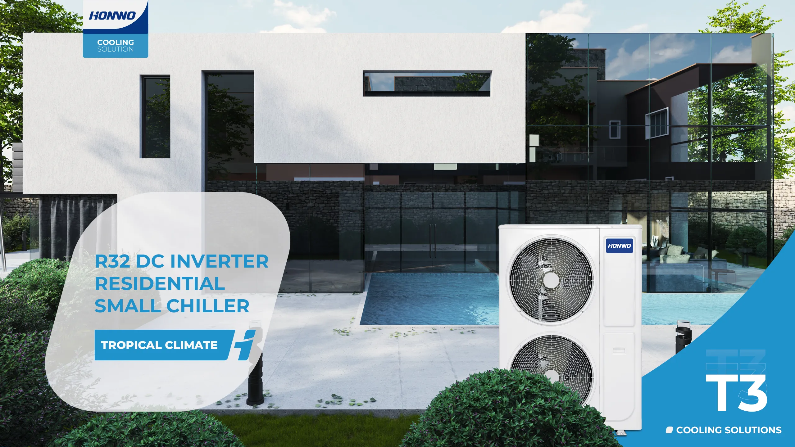 HONWO-T3 R32 Residential Chiller Features